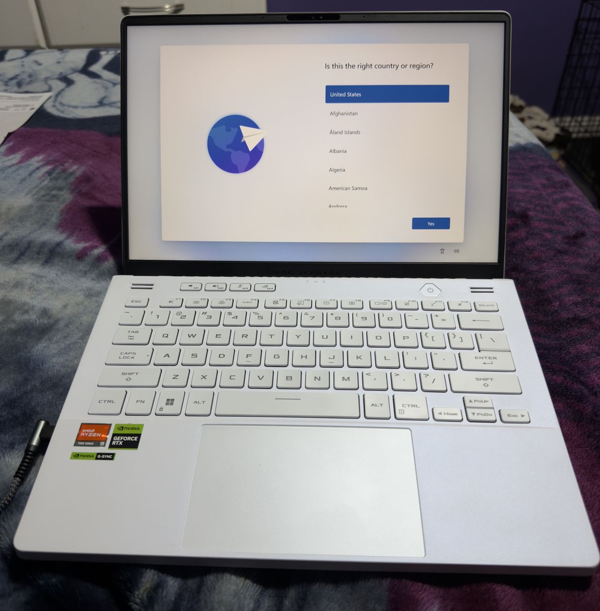 Gaming laptop