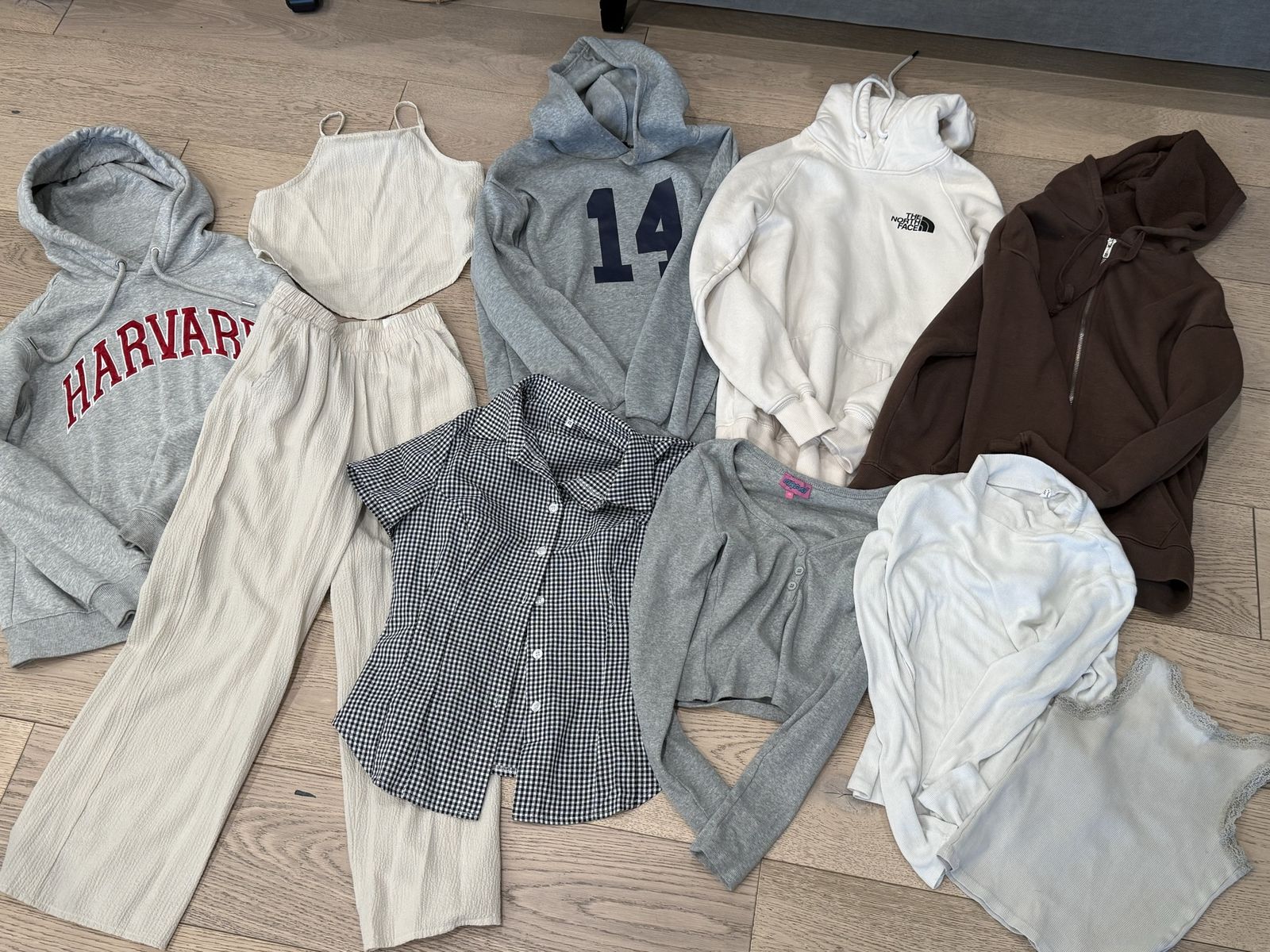Girls Lot Of 10 clothing From HM EdiKted Northface