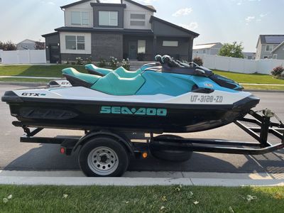 Two Jet Skis Commercial grade Sea-Doo GTX Pro 130 with trailer.