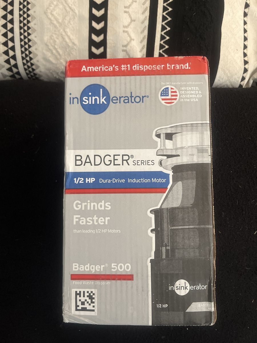 InSinkErator Badger 500 1/2 HP Dura-Drive Induction Motor Food Waste Disposer