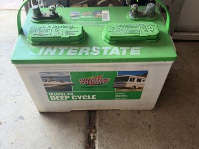 Interstate deep cycle battery