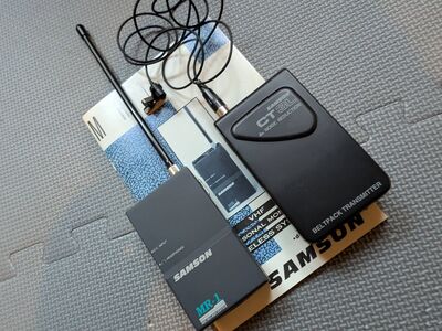 Samson MR-1 and CT3L wireless transmitter and receiver pack