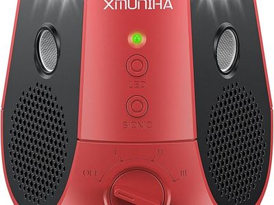 NEW Mouse Repellent Ultrasonic Plug in, 360° with PIR Sensor & LED Strobe Light, 3 Modes Mice Repellent for Indoor