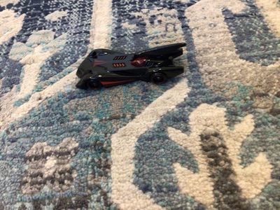Hot Wheels Batmobile Die-Cast Toy Car Black with Red Details