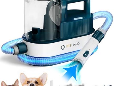 PETEMPO PET HAIR GROOMING KIT AND PET HAIR VACUUM