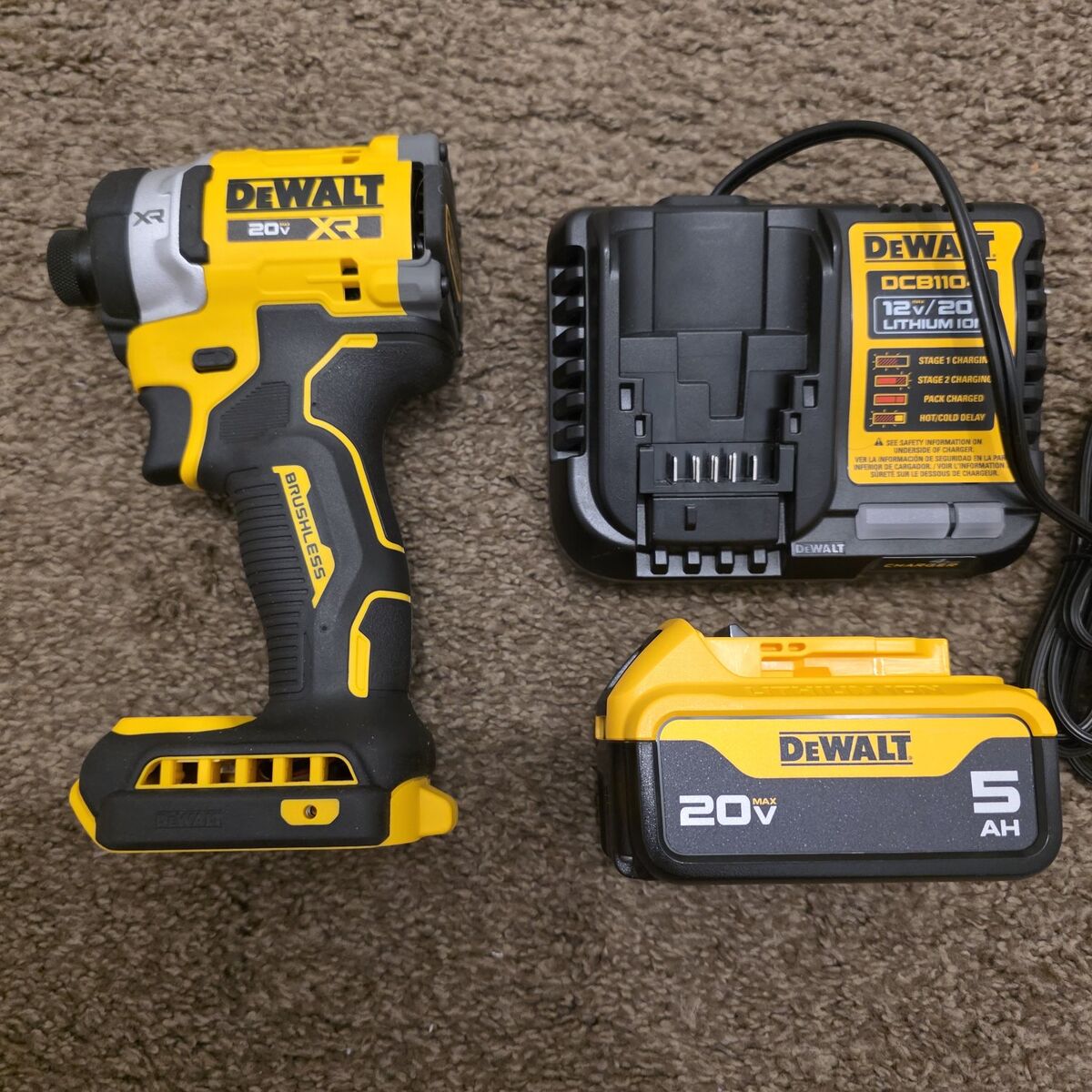 New Dewalt 20V MAX XR Impact Driver Kit
