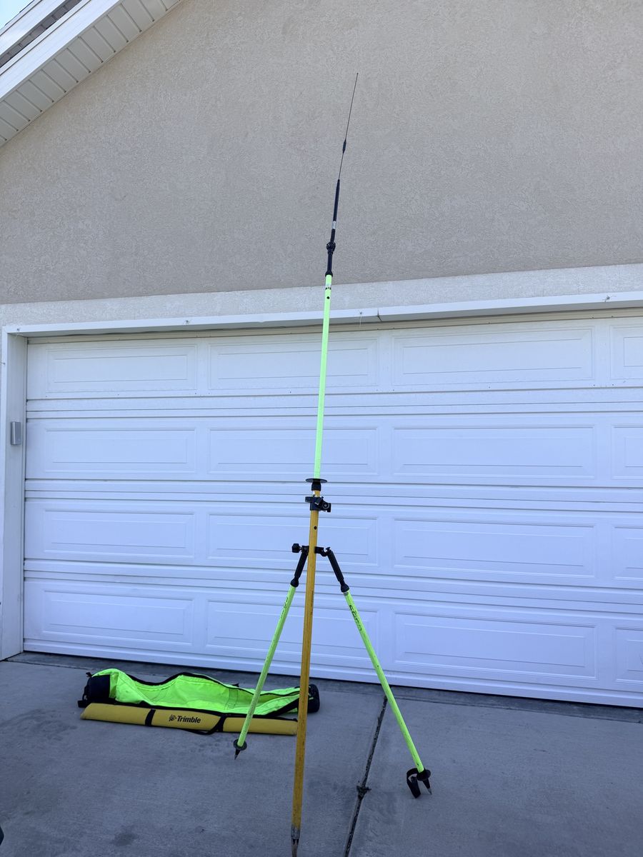 Trimble Geospace GPS Rover Rod & Tripod with Carry Bag - Surveying Equipment