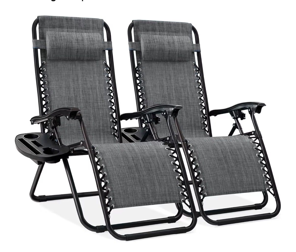 Set of 4 Zero Gravity Lounge Chairs