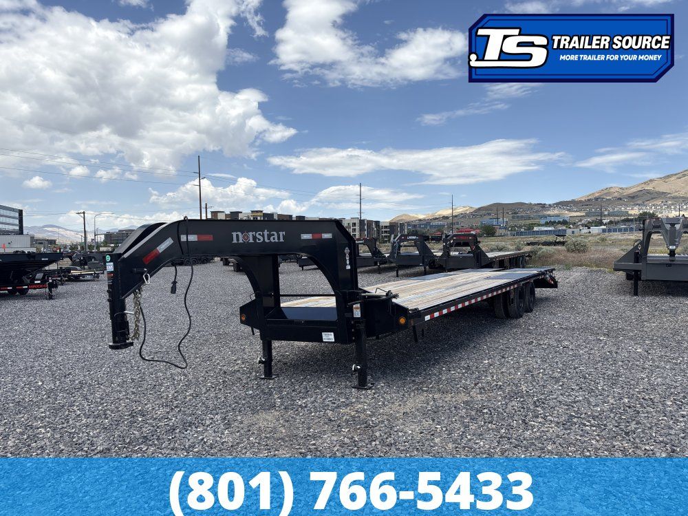 8.5x32 Norstar Iron Bull FXG Gooseneck Equipment Trailer - 22K GVWR -