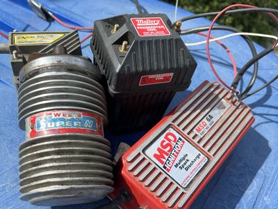 MSD 6A Ignition Control, Mallory Promaster Coil, and Wells Super 60 Coil Bundle