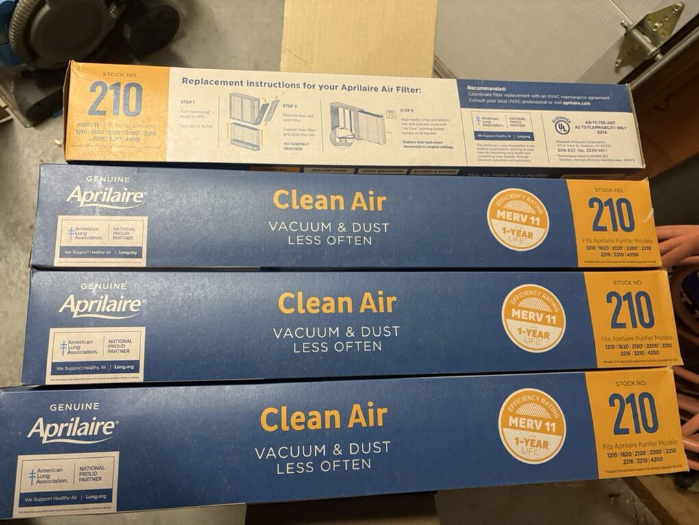 April air Furnace Filters # 210