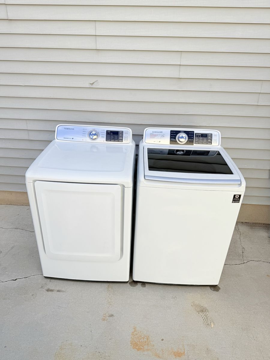 Samsung washer and electric dryer