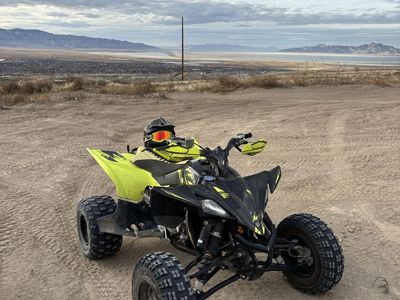 YAMAHA YFZ 450R Sport Quad ATV - Black/Neon Yellow, Ready for Off-Road Adventures