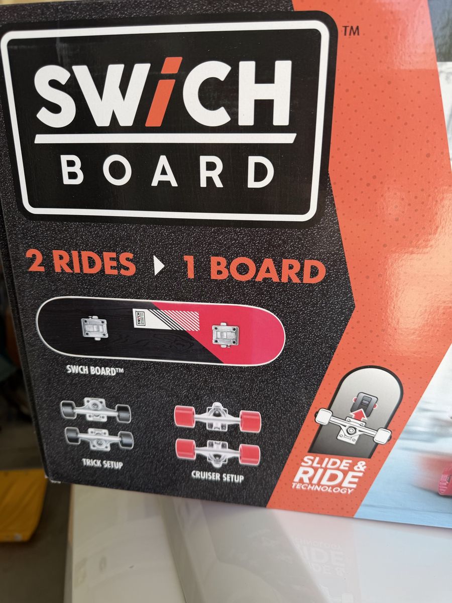 Switchboard 2 in 1 trick and cruiser skateboard