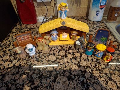 Little people nativity set