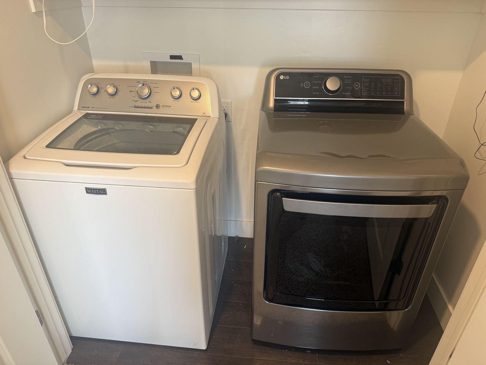 Washer and dryer