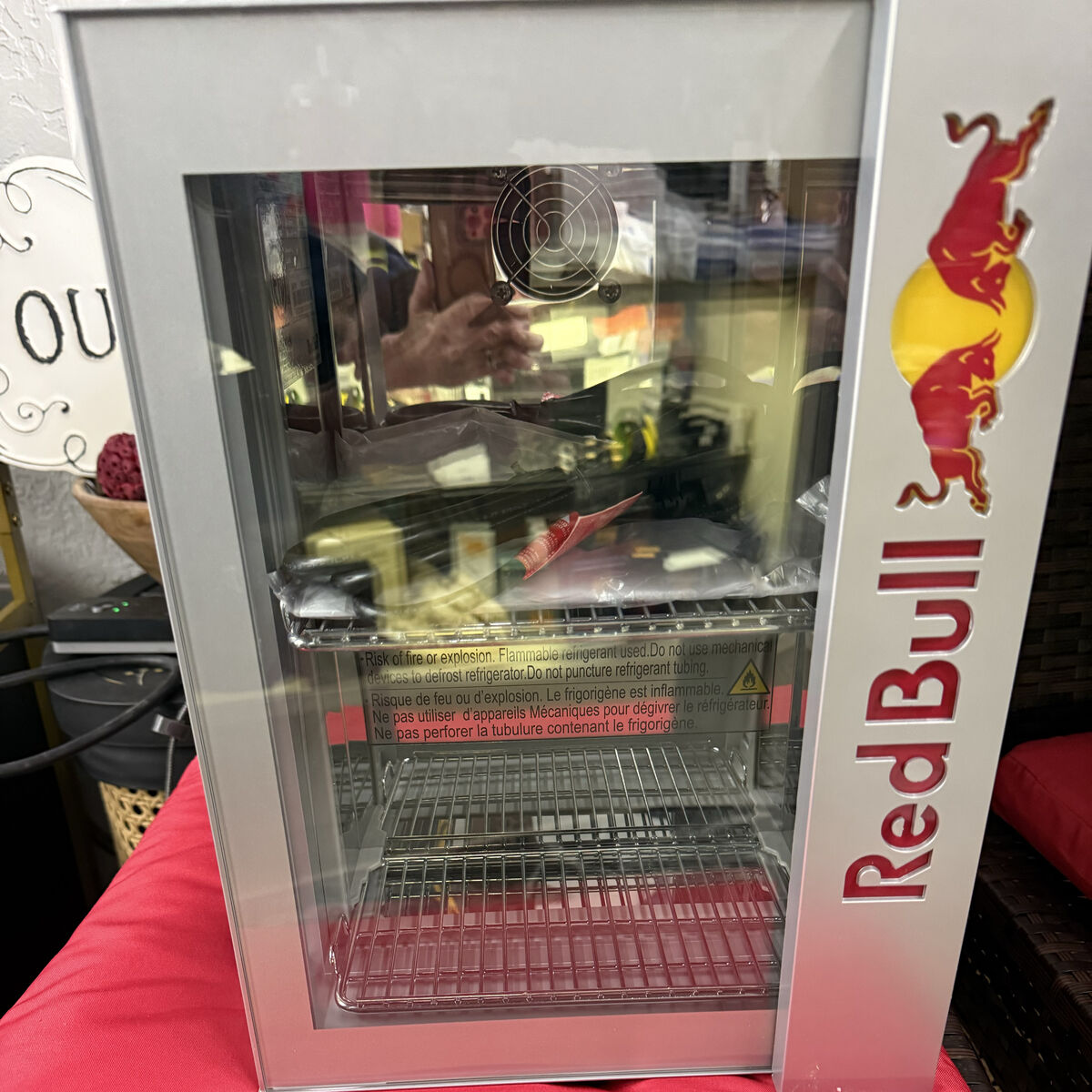 Red Bull Mini Fridge