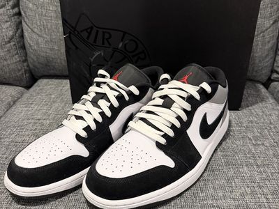 Air Jordan 1 Low SE "White Fire Red Black" Size 11 Used HF3148-106