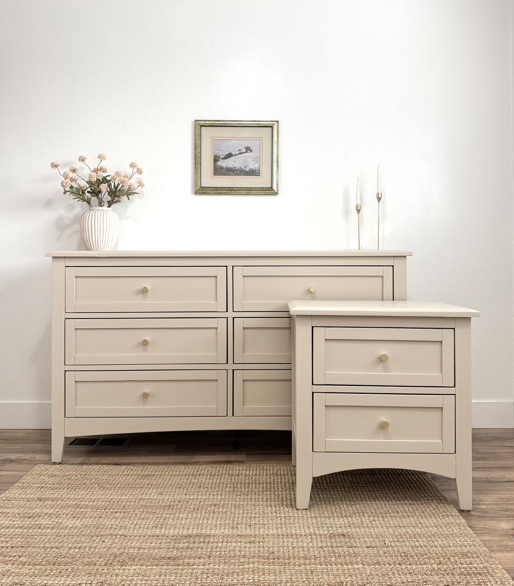Beige Dresser Set