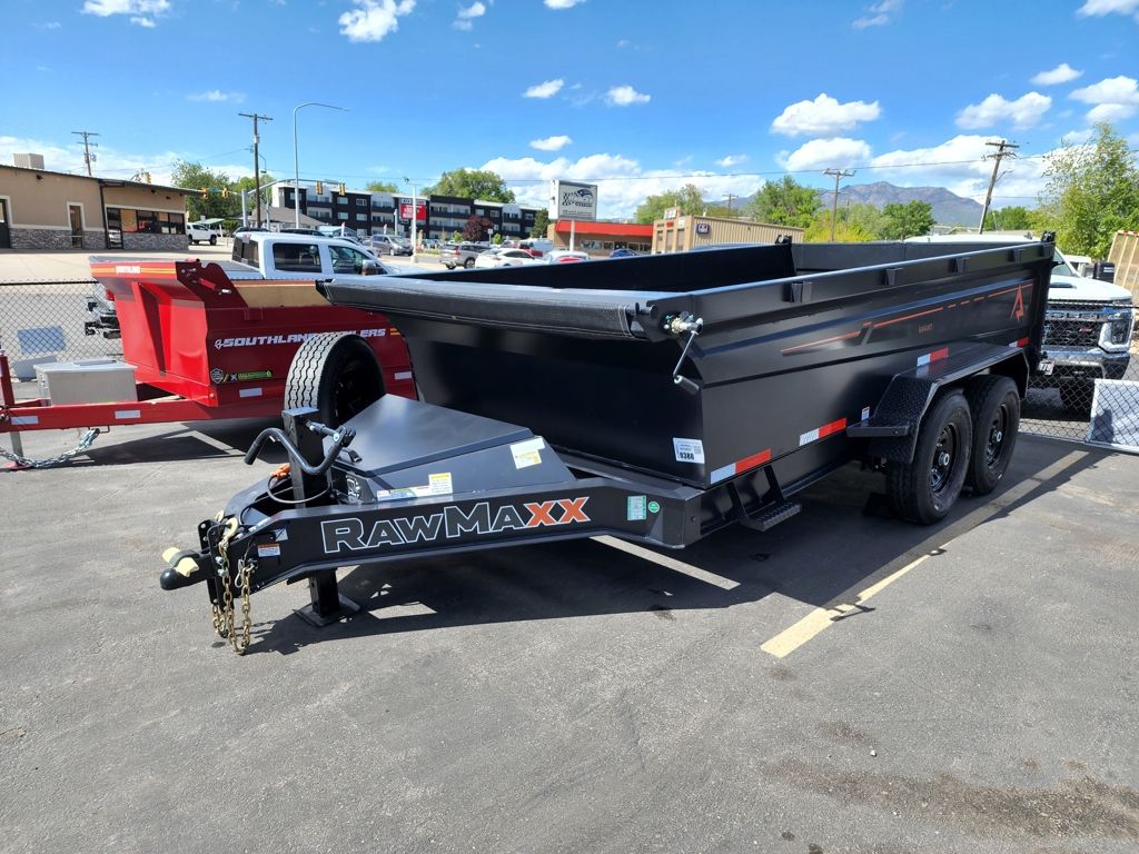 2026 RawMaxx 7X14 GDX KNIGHT Dump Trailer