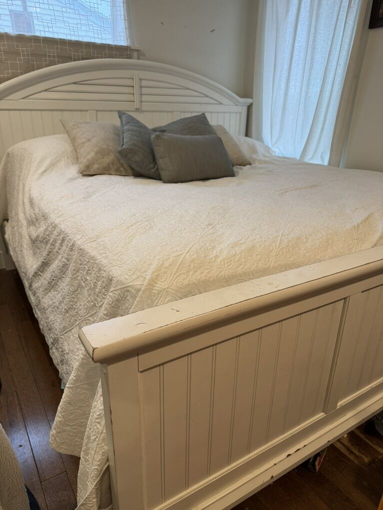 Free Solid Wood King Bed Frame