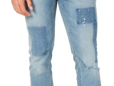 American Rag Men's Drift Paint Splatter Slim Pants