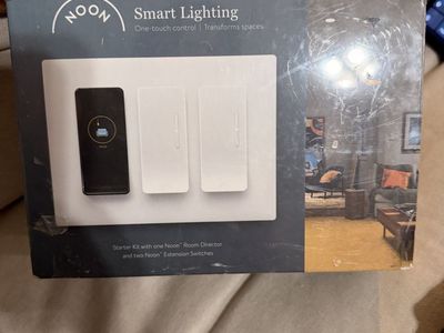 Noon Smart Lighting Starter Kit with Room Director & 2 Extension Switches - One-Touch Control