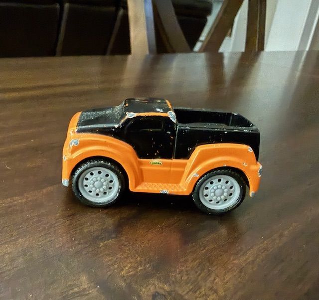 Tonka Maisto Orange and Black Pickup Truck 2006 Diecast Hasbro Toy
