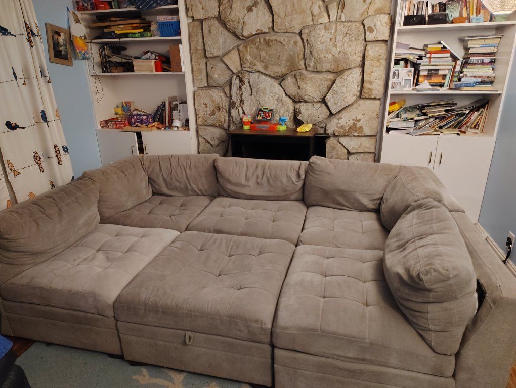 6 piece Modular Sectional Sofa Couch