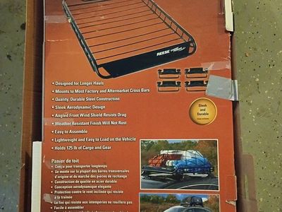 Metal rooftop basket for Jeep or SUV