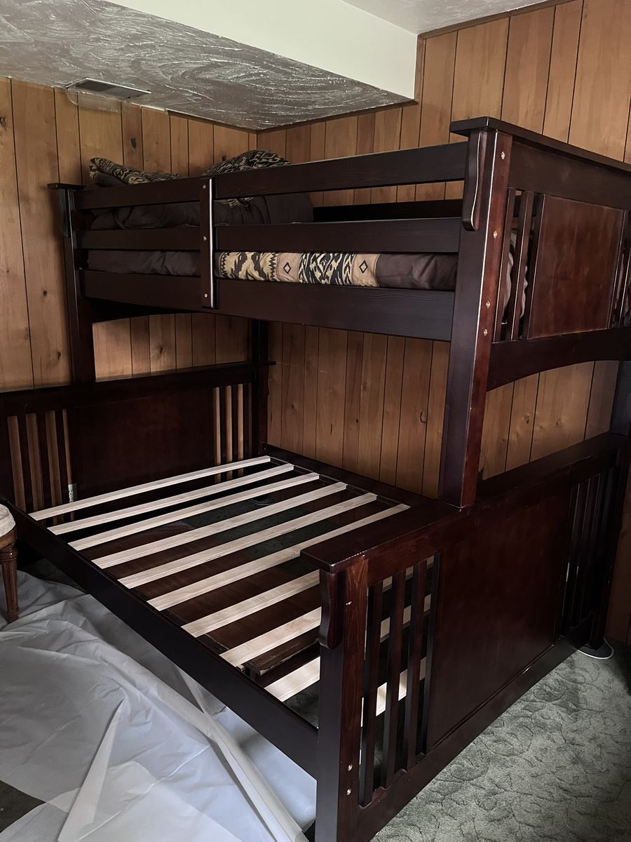 Twin over full bunk bed