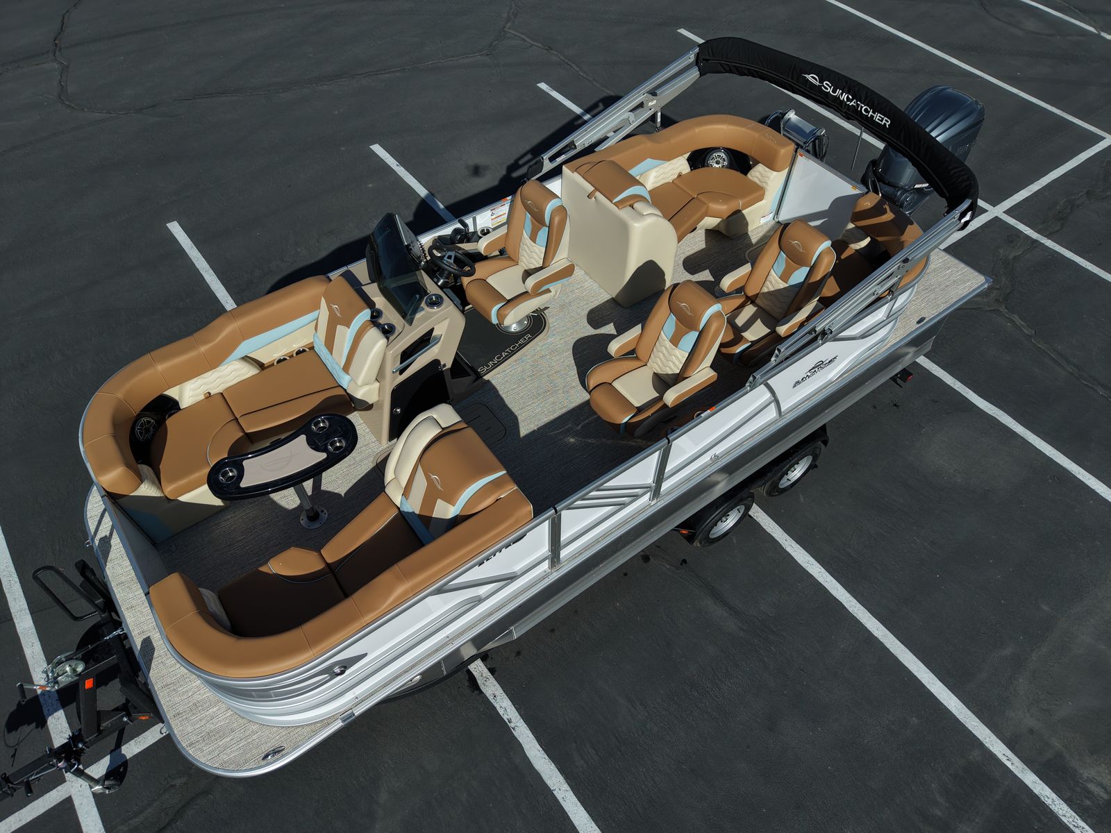 MEMORIAL DAY SPECIAL – LUXURY TRI‑TOON  2026 SunCatcher Elite 322SR - Yamaha Outboard