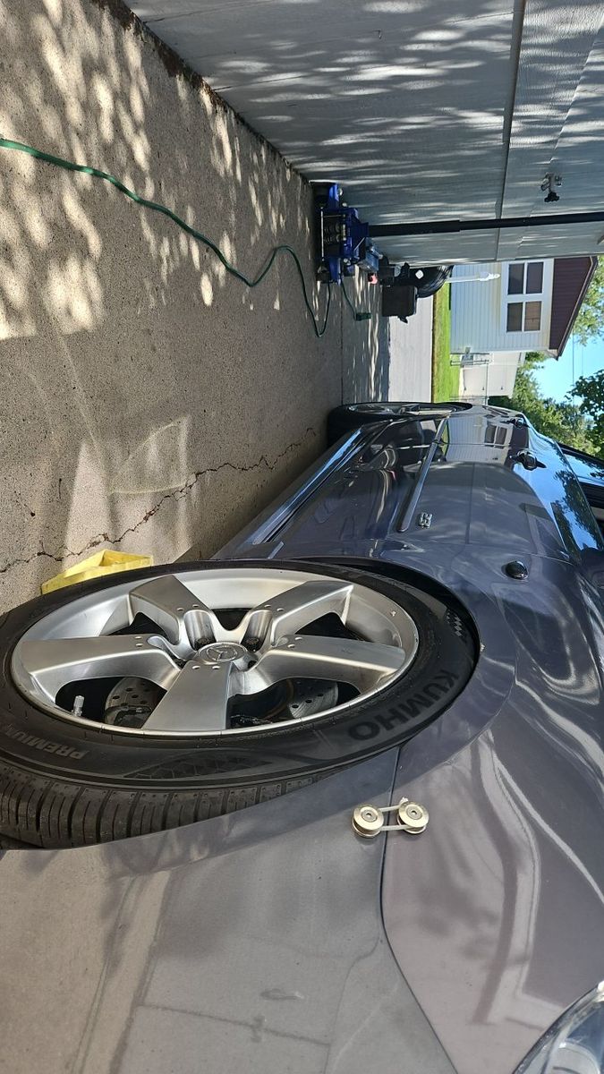 8x Mazda RX-8 Wheels 18" 4 near new tires, 4 bad, Package.
