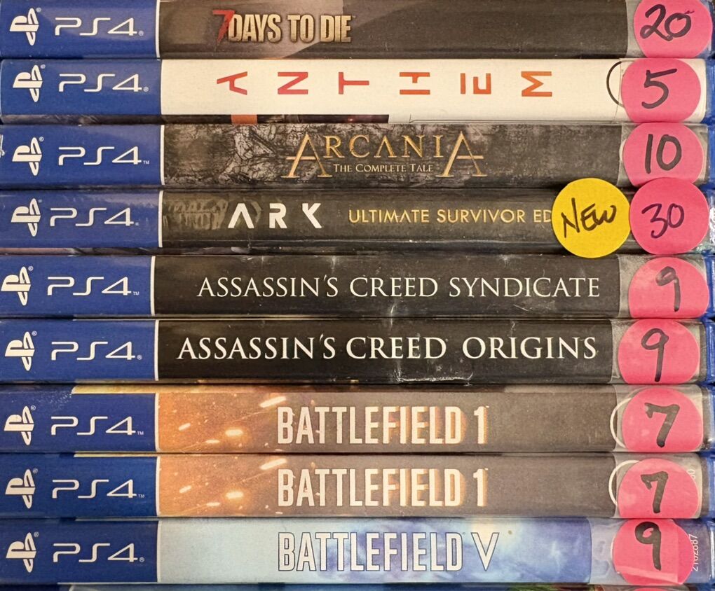 PS4 Games Starting At 5$