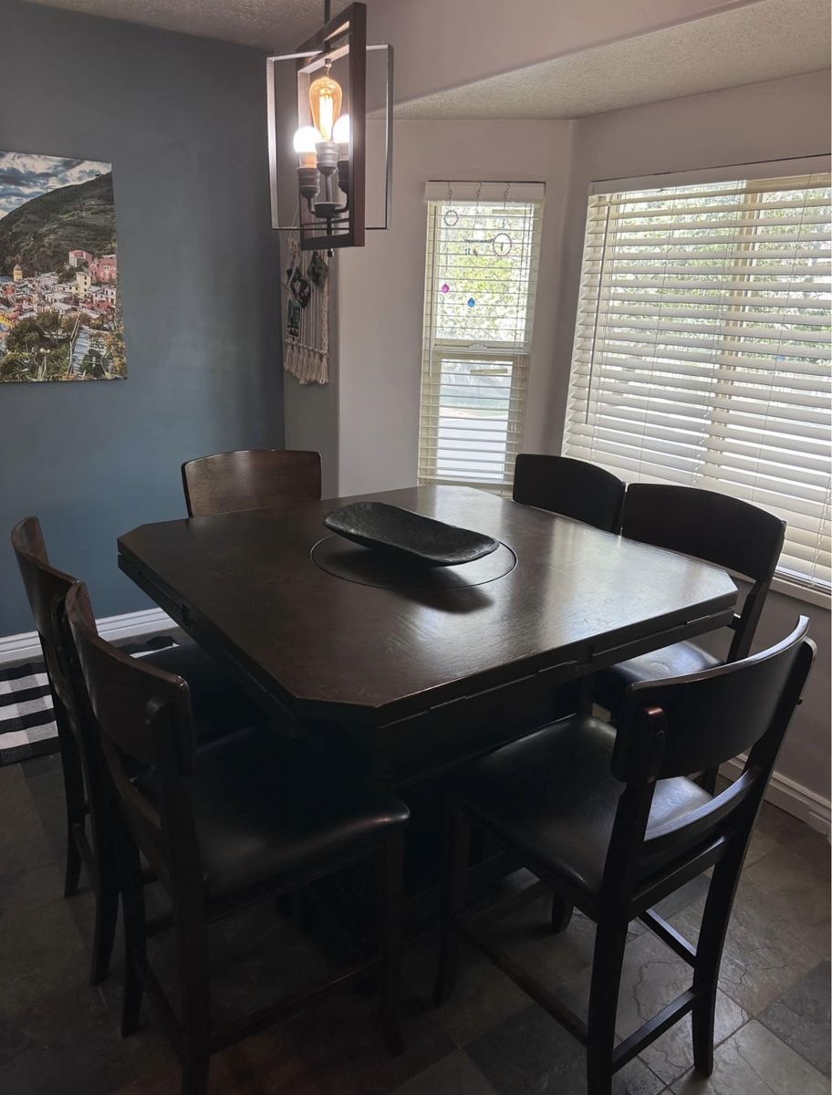 Beautiful Cabinet Height Table