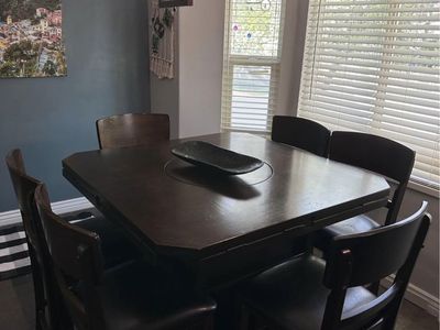 Beautiful Cabinet Height Table