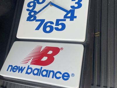 Sick New Balance backlit wall clock