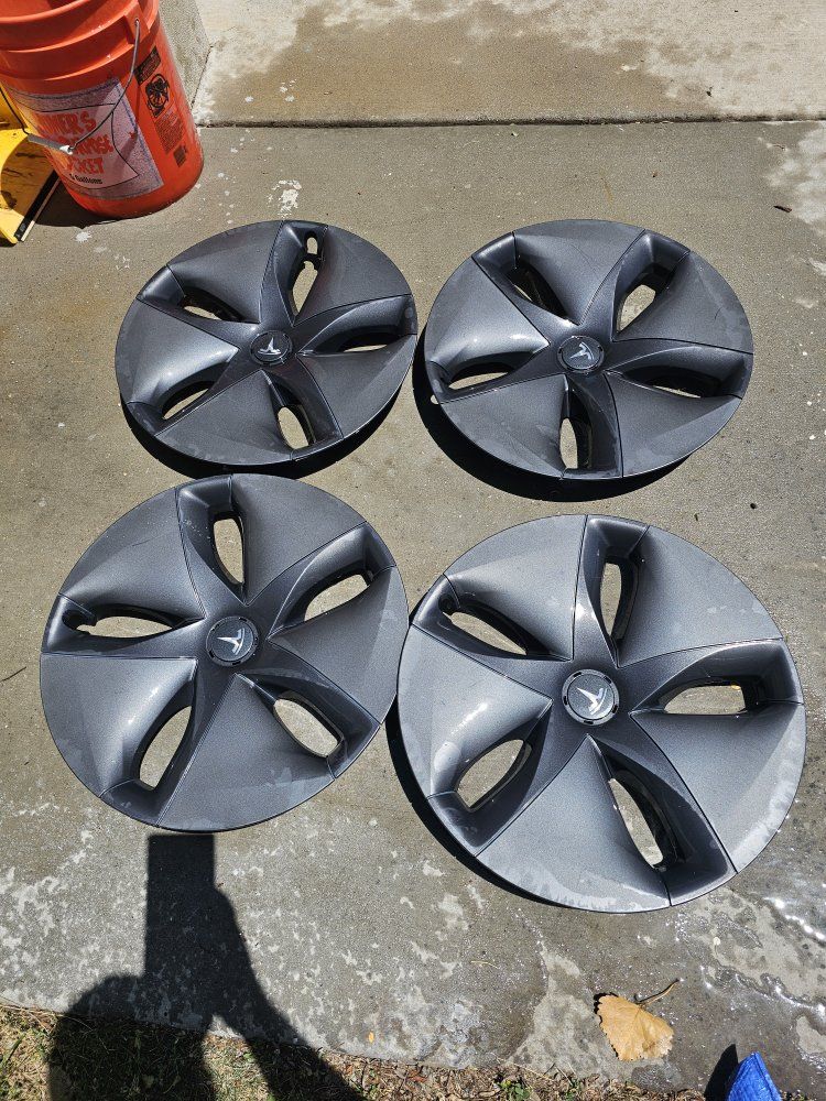 Tesla Model 3 Aero Wheel Covers Hubcaps Set of 4, Gray