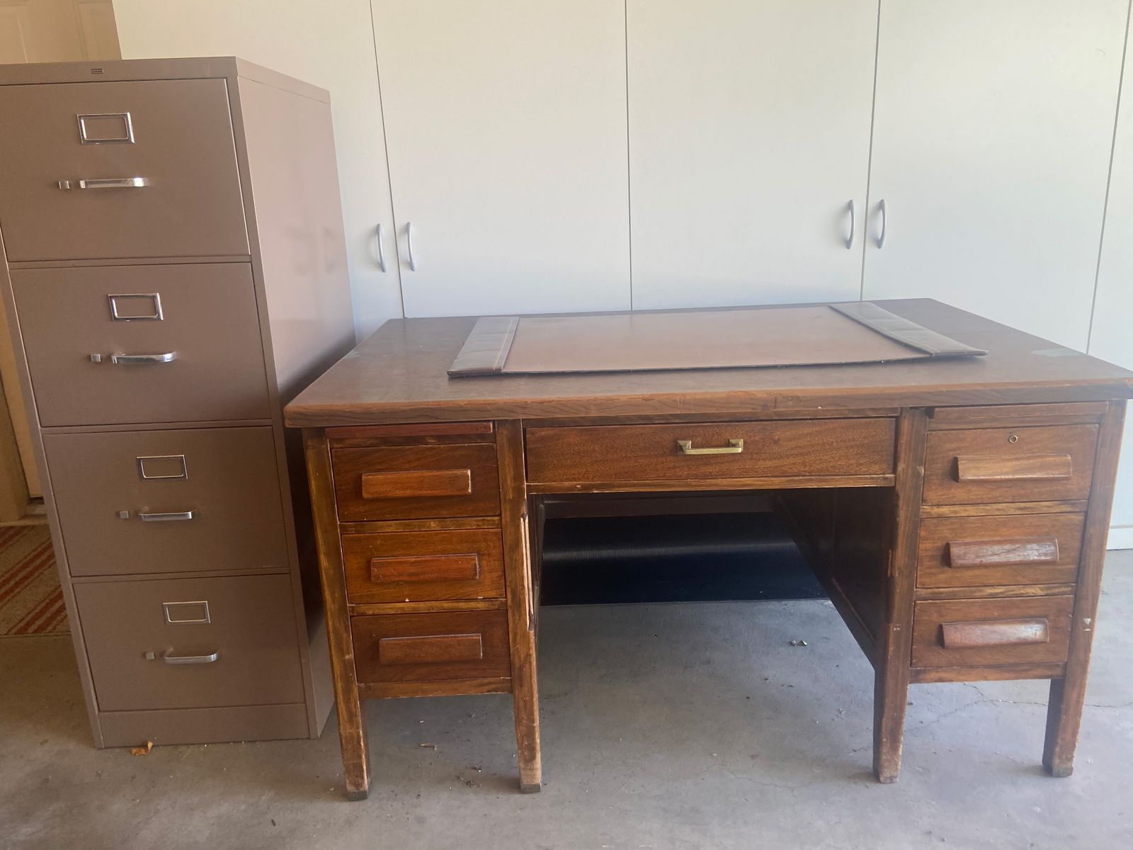 Free desk and filing cabinet