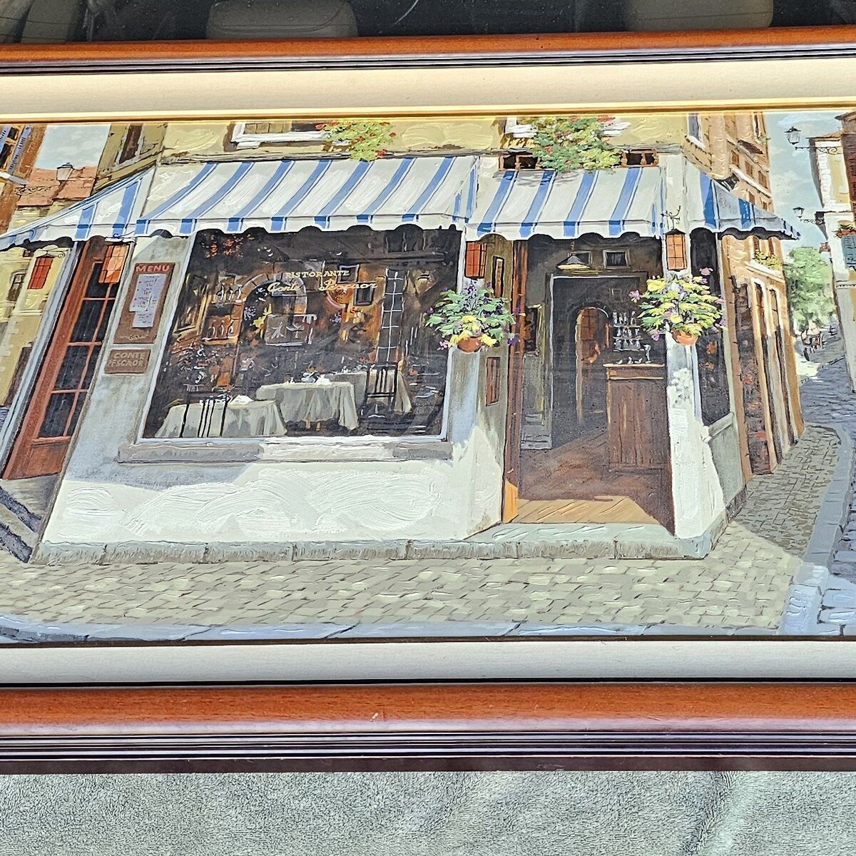 57x39 Cafe Painting Numbered Print