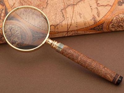 Woodcraft Magnifier Kit Wood Turning Brass Parts Set of 4