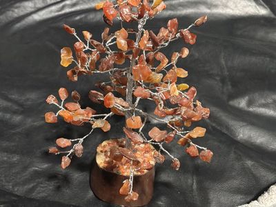 Carnelian Gemstone Tree