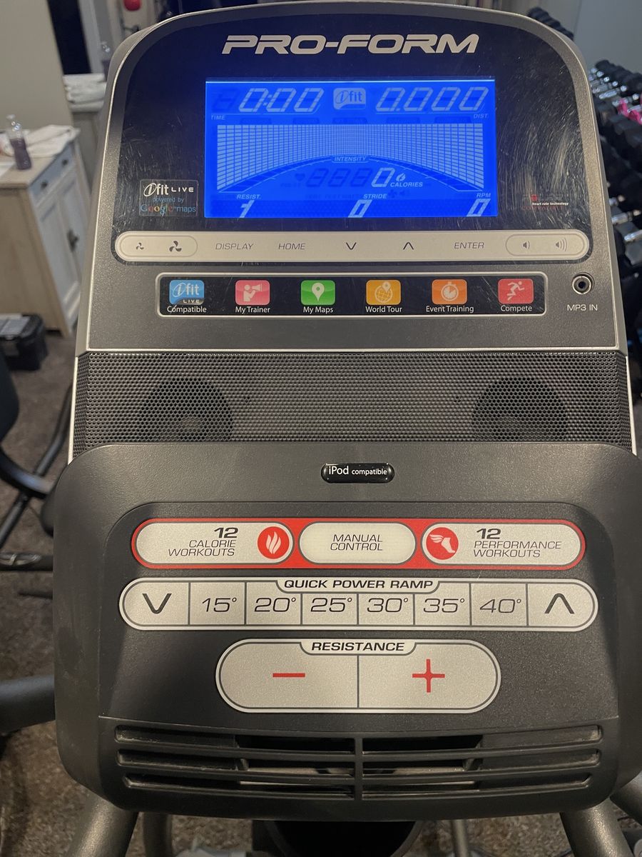 Pro form elliptical with I fit