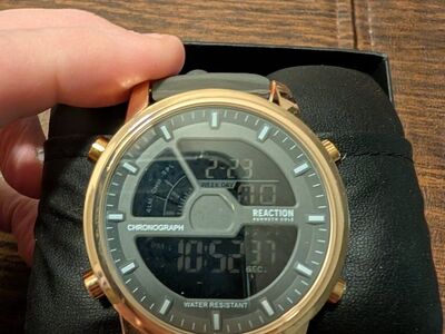 Kenneth Cole Reaction digital men's watche with bo