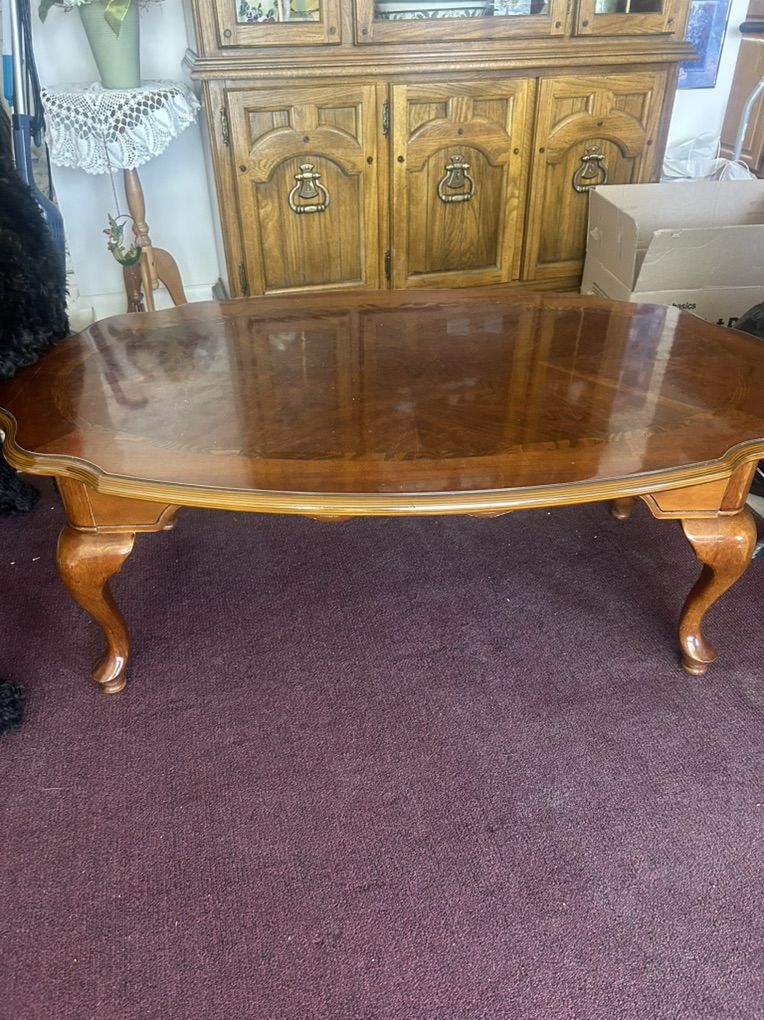 Oval Coffee Table & Rectangle Side Table