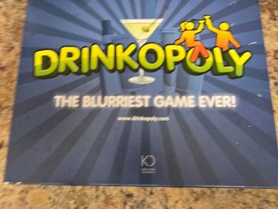 Drinkopoly The Blurriest Game Ever! Adult Drinking Board Game Party Fun Complete