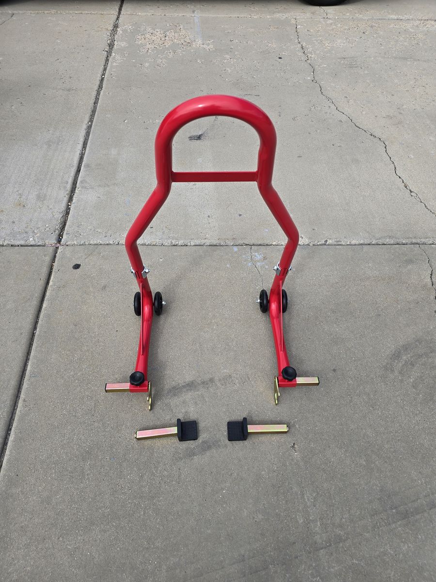 Motorcycle rear wheel stand new