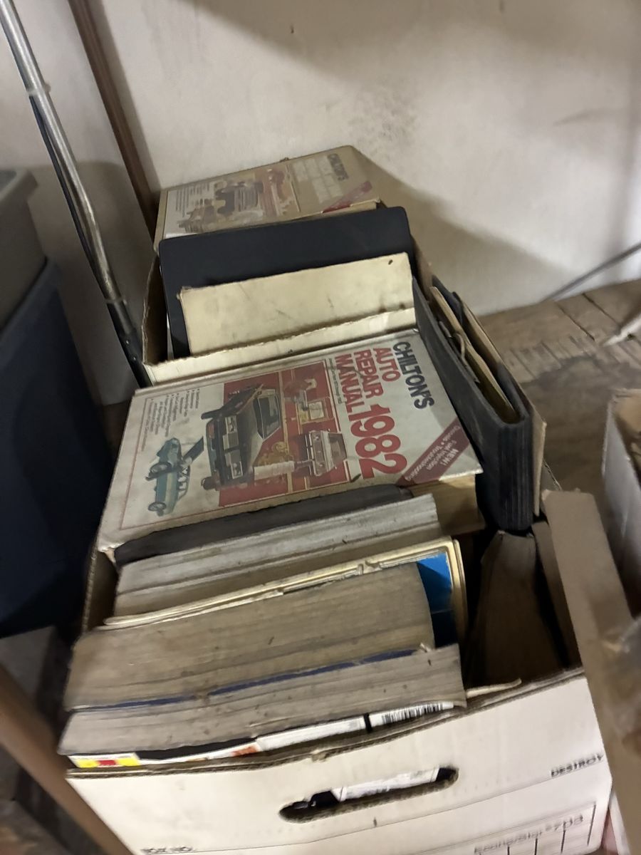 Vintage Chilton's Auto Repair Manuals & Black Powder handbook - Assorted Collection