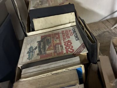 Vintage Chilton's Auto Repair Manuals & Black Powder handbook - Assorted Collection