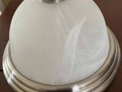 10" Brushed Nickel Ceiling Mount Light Fixture